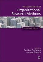 The SAGE Handbook of Organizational Research Methods – Buchanan – boek cover
