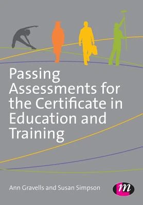 Passing Assessments for the Certificate in Education and Training – Gravells, Ann – boek cover