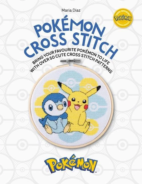 PokeMon Cross Stitch – Maria Diaz – boek cover