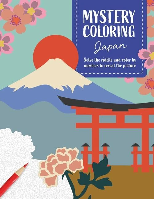 Mystery Coloring Japan – David & Charles Publishing – boek cover