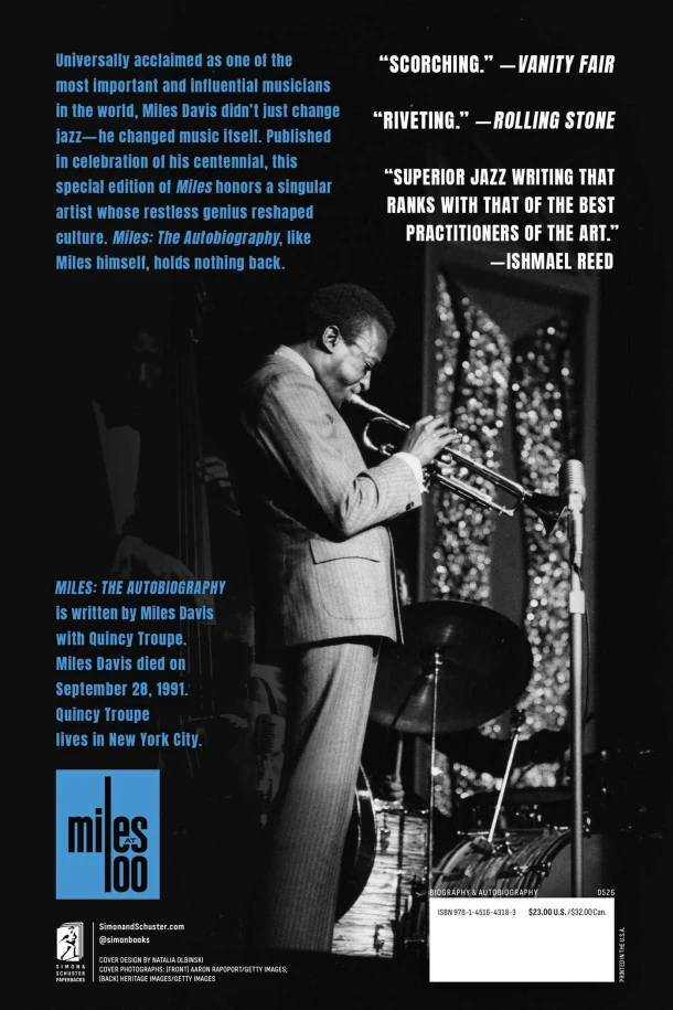 Miles – Miles Davis – boek cover