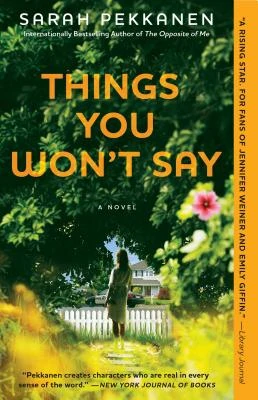 Things You Won't Say – Sarah Pekkanen – boek cover