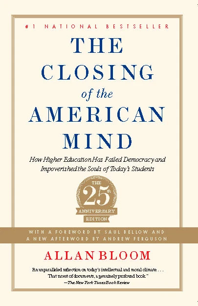Closing of the American Mind – Allan Bloom – boek cover