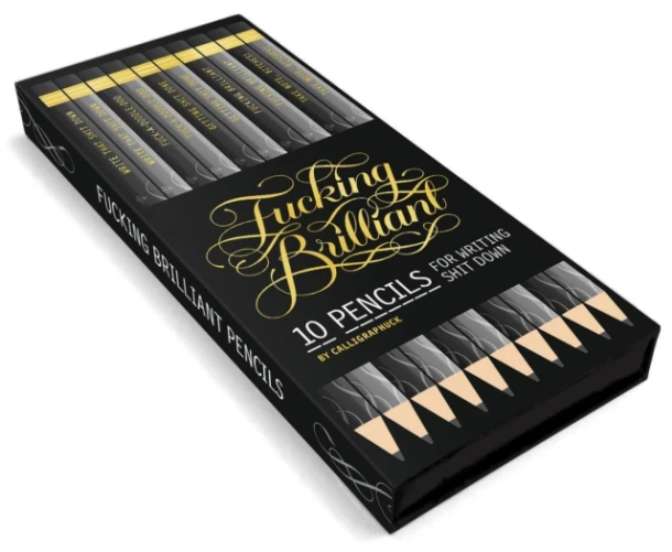 Fucking Brilliant Pencils – Calligraphuck – boek cover
