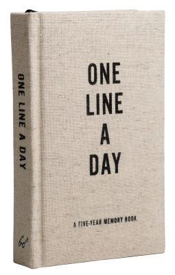 Canvas One Line a Day – Chronicle Books – boek cover