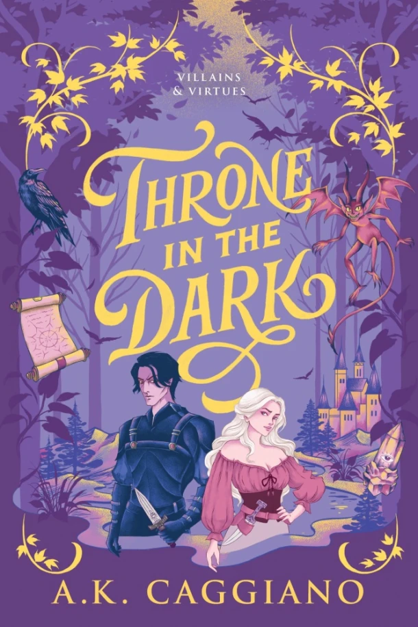 Throne in the Dark – A. K. Caggiano – boek cover