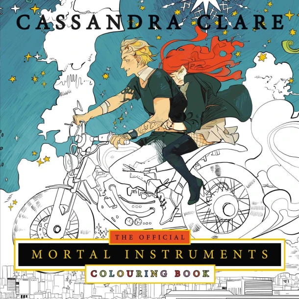 The Official Mortal Instruments Colouring Book – Cassandra Clare – boek cover