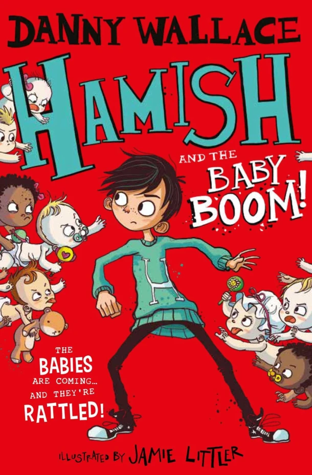 Hamish and the Baby BOOM! – Danny Wallace – boek cover