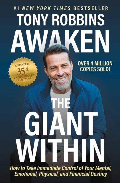Awaken The Giant Within, Updated 35th Anniversary Edition – Tony Robbins – boek cover