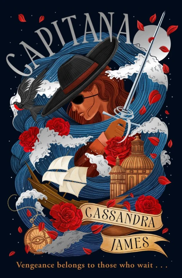 Capitana: Set sail with the riveting pirate romantasy of 2025! – boek cover