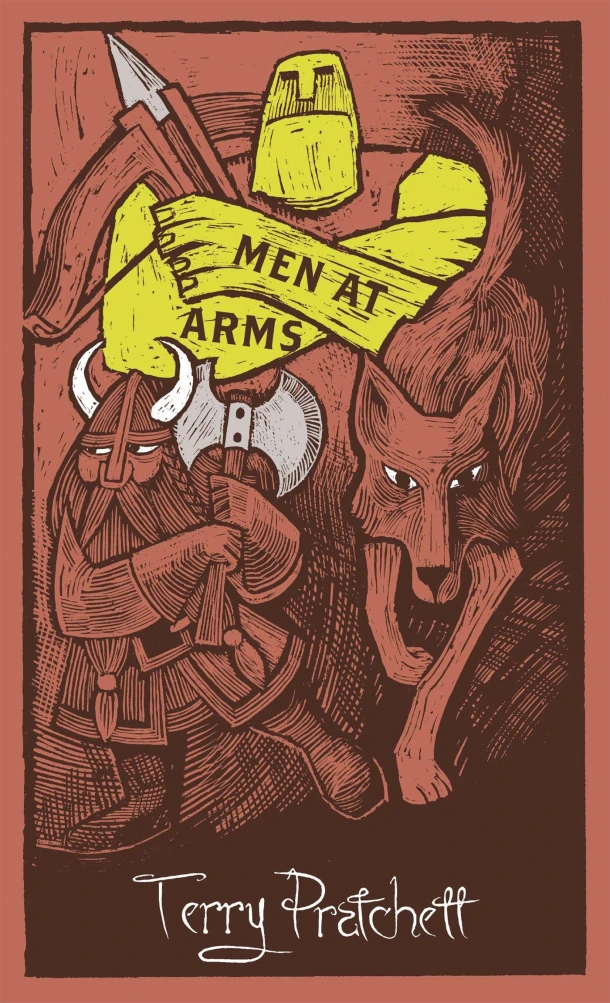 Men At Arms – Terry Pratchett – boek cover
