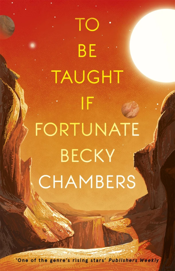 To Be Taught, If Fortunate – Becky Chambers – boek cover