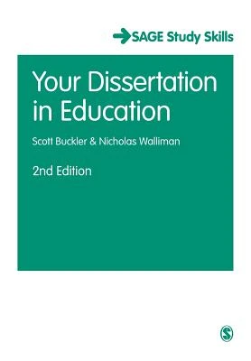 Your Dissertation in Education – Buckler, Scott – boek cover