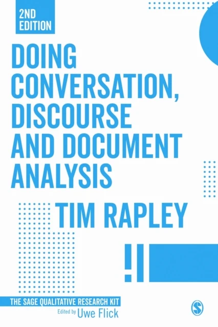 Doing Conversation, Discourse and Document Analysis – Rapley, Tim – boek cover