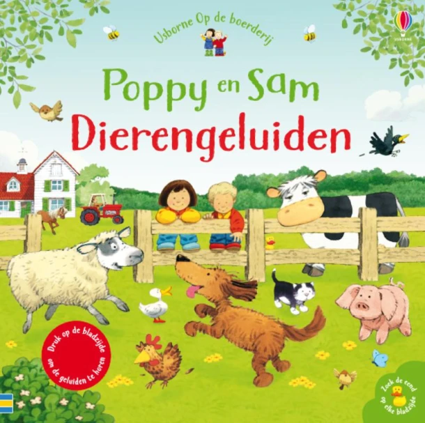 Poppy en Sam Dierengeluiden – boek cover
