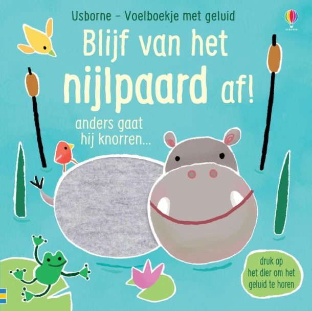 Blijf van het nijlpaard af! – boek cover
