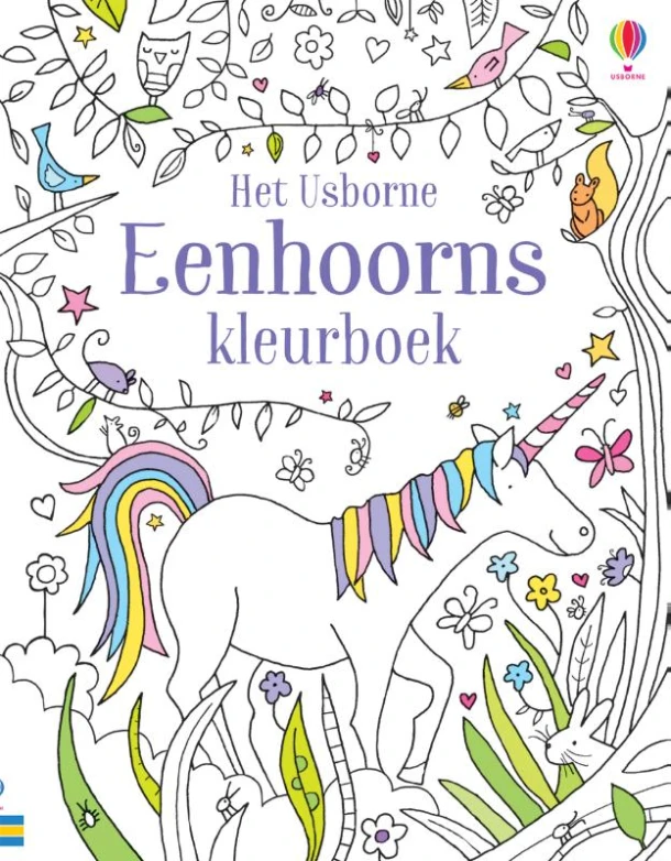 Eenhoorns kleurboek – boek cover