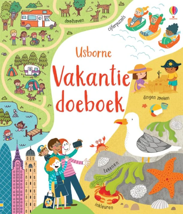 Vakantie doe-boek – boek cover