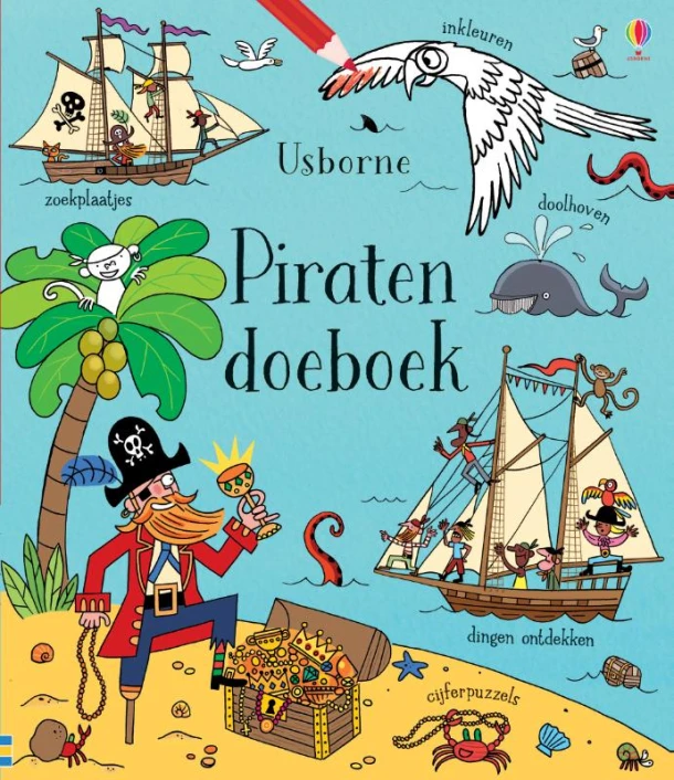 Piraten doeboek – boek cover