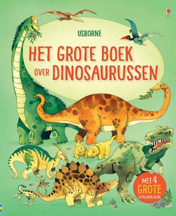 Het grote boek over grote dinosaurussen – boek cover