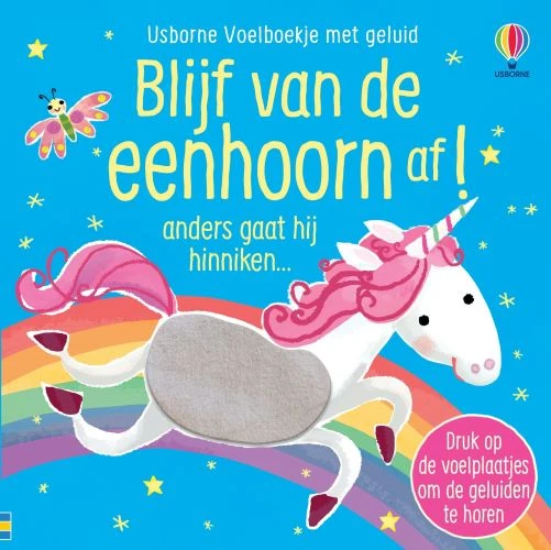 Blijf van de eenhoorn af! – boek cover
