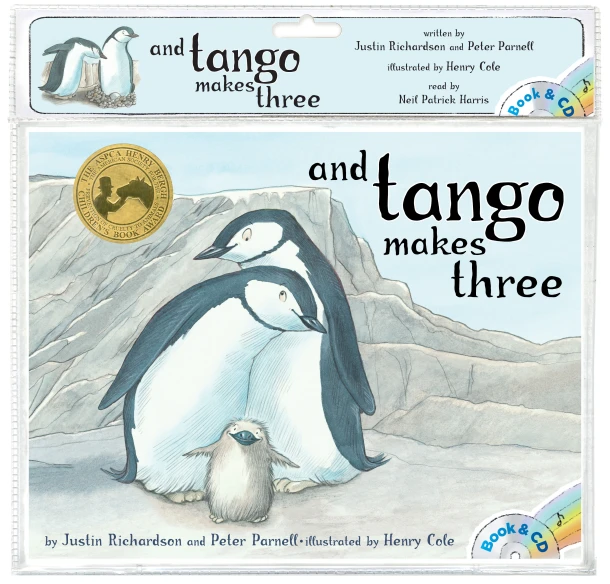 AND TANGO MAKES 3 BOOK & CD/E – Justin Richardson – boek cover