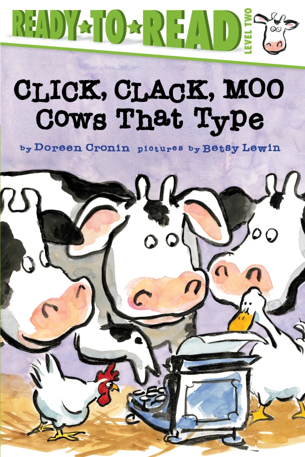 Click, Clack, Moo: Cows That Type – Doreen Cronin – boek cover