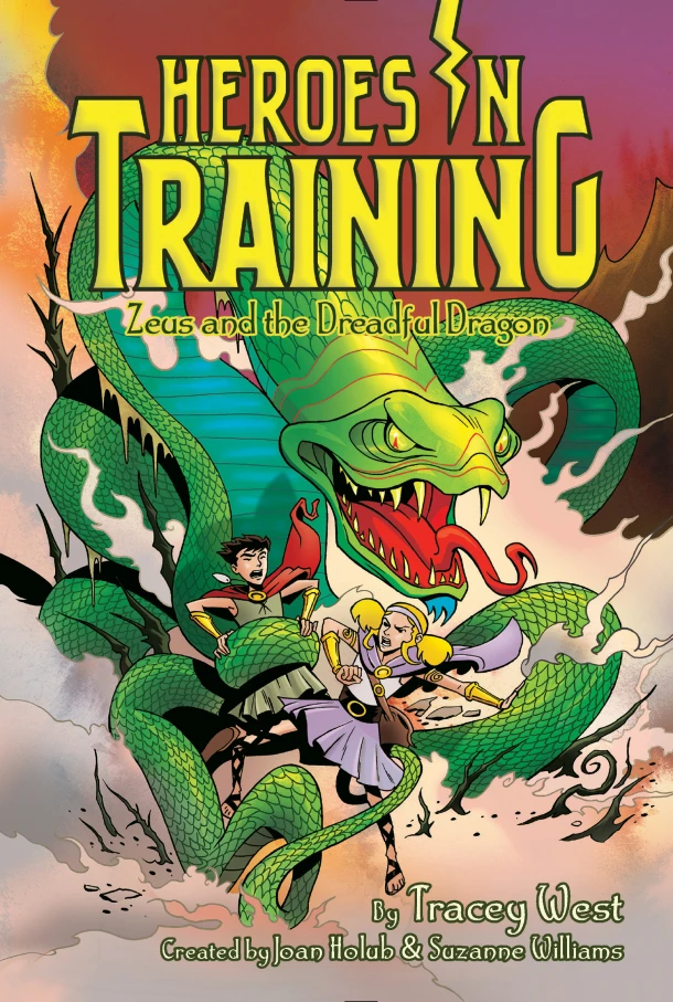 Zeus and the Dreadful Dragon – Tracey West – boek cover