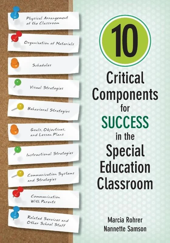 10 Critical Components for Success in the Special Education Classroom – Rohrer – boek cover