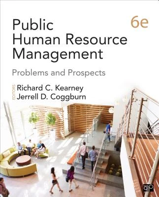 Public Human Resource Management: Problems and Prospects – Kearney – boek cover