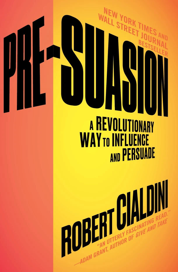 Pre-Suasion – Robert Cialdini – boek cover