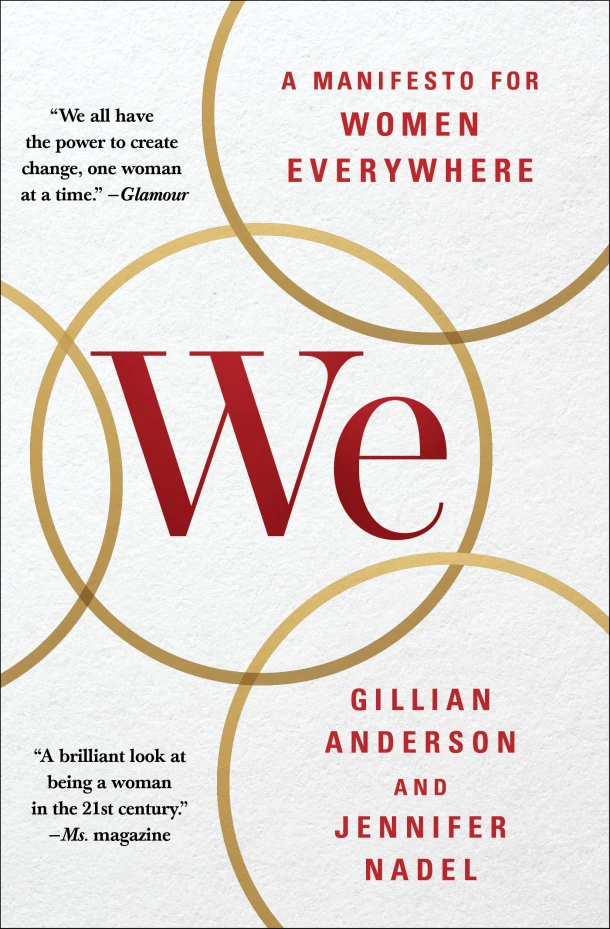 Anderson, G: We: A Manifesto for Women Everywhere – Gillian Anderson – boek cover