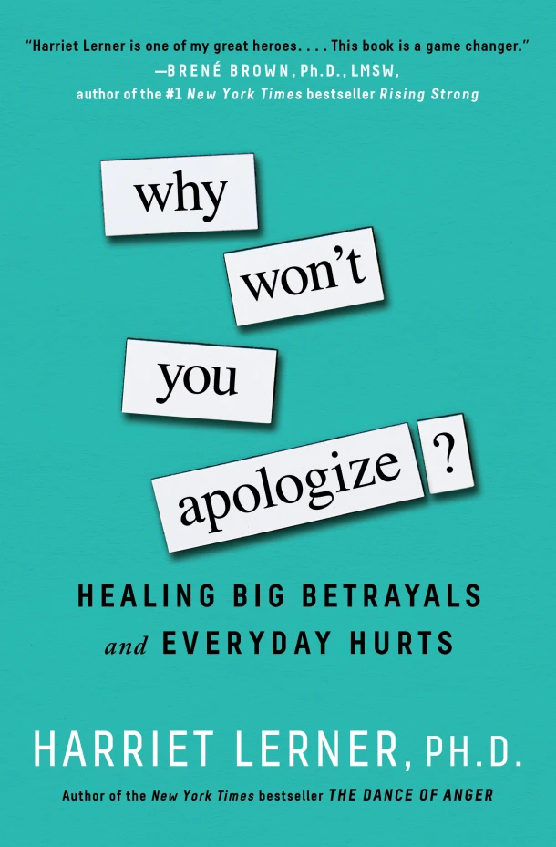 Why Won't You Apologize? – Harriet Lerner – boek cover
