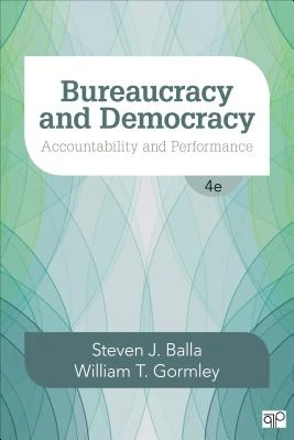 Bureaucracy and Democracy: Accountability and Performance – boek cover