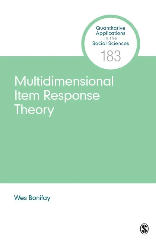 Multidimensional Item Response Theory – Wes Bonifay – boek cover