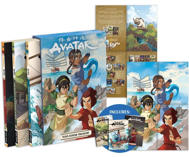 Avatar: The Last Airbender--Team Avatar Treasury Boxed Set (Graphic Novels) – Faith Erin Hicks – boek cover