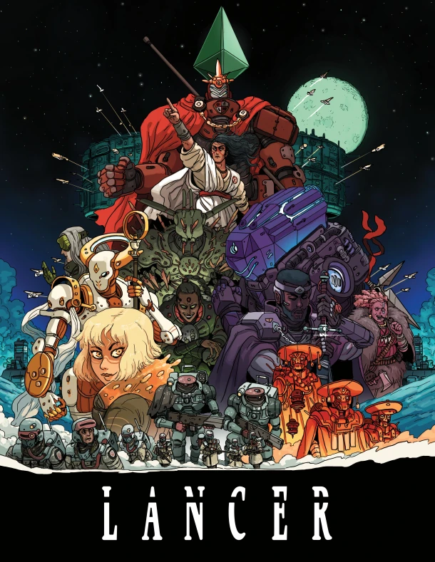 Lancer TTRPG Core Rulebook – Miguel Lopez – boek cover