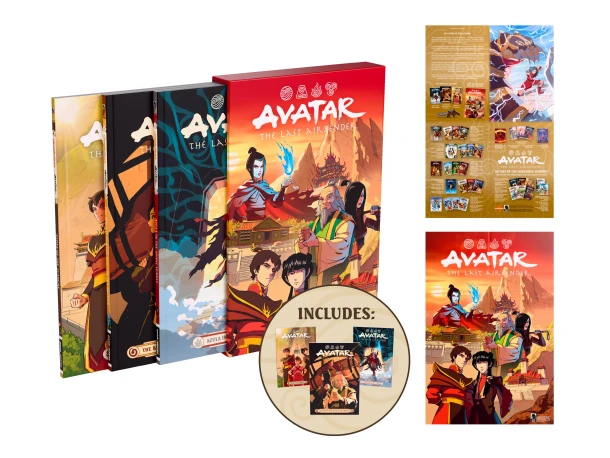 Avatar: The Last Airbender--Fire and Family Treasury Boxed Set – Faith Erin Hicks – boek cover