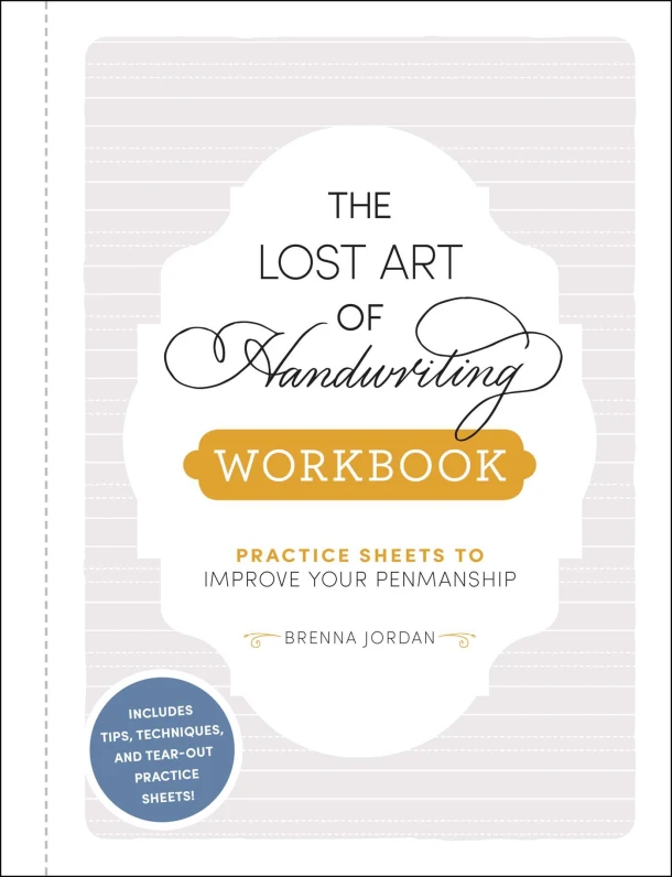 The Lost Art of Handwriting Workbook – Brenna Jordan – boek cover