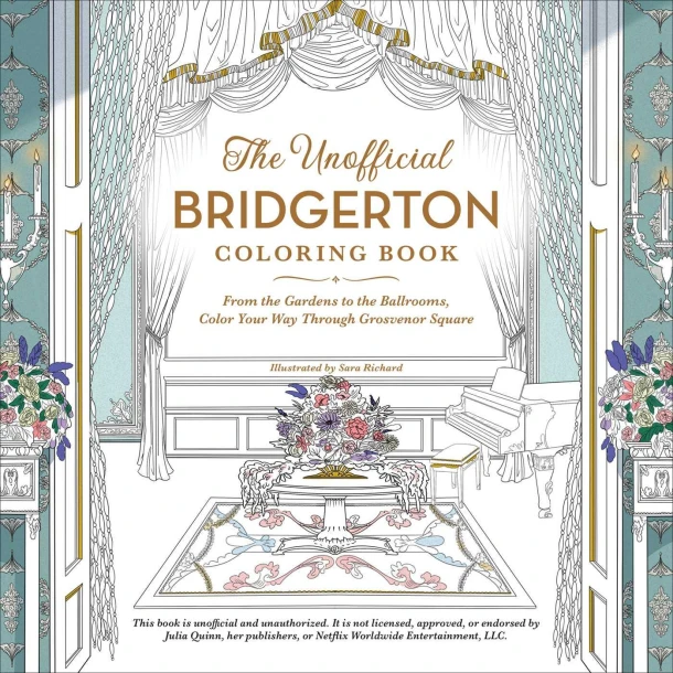The Unofficial Bridgerton Coloring Book – Sara Richard – boek cover