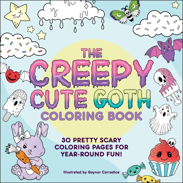 The Creepy Cute Goth Coloring Book – Gaynor Carradice – boek cover