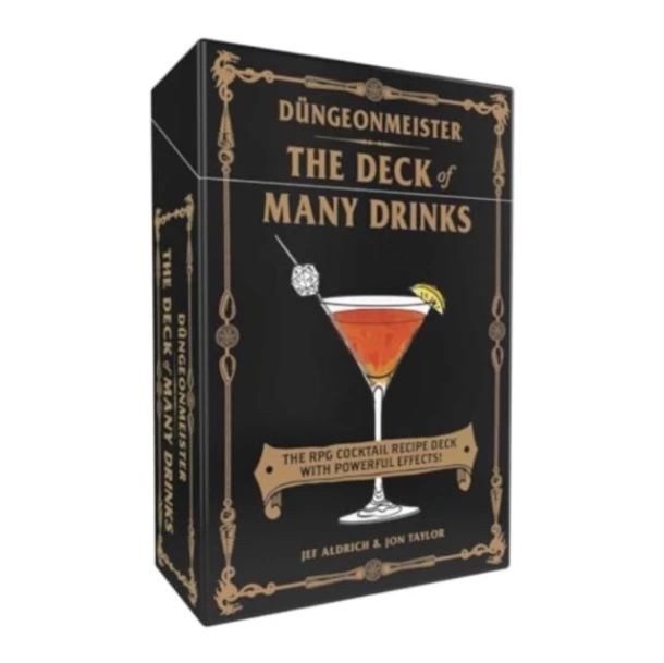 Düngeonmeister: The Deck of Many Drinks – Jef Aldrich – boek cover