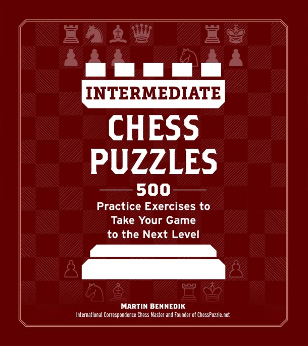 Intermediate Chess Puzzles – Martin Bennedik – boek cover