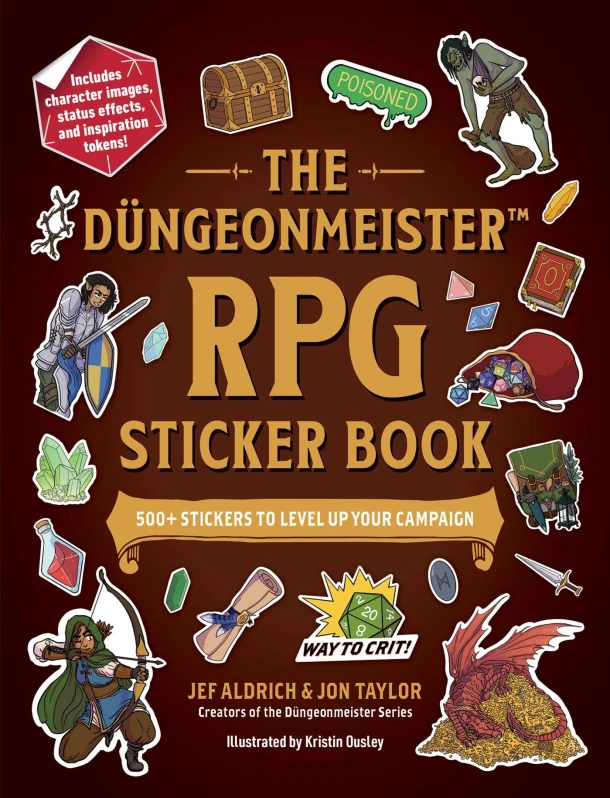 The Dungeonmeister RPG Sticker Book – Jef Aldrich – boek cover