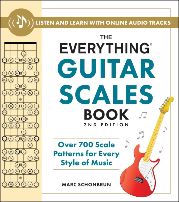 The Everything Guitar Scales Book, 2nd Edition – Marc Schonbrun – boek cover
