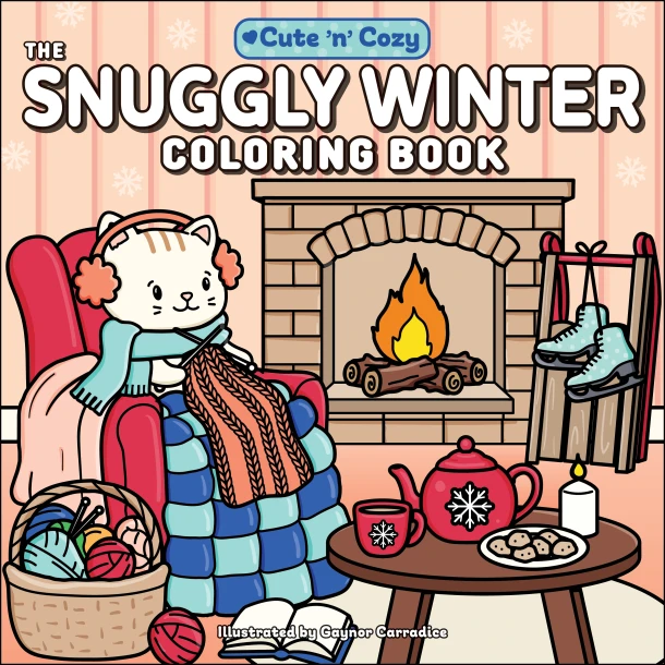 The Snuggly Winter Coloring Book – Gaynor Carradice – boek cover