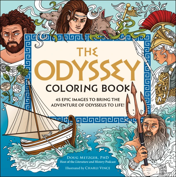 The Odyssey Coloring Book – Doug Metzger – boek cover
