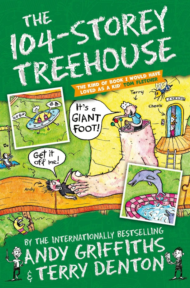 The 104-Storey Treehouse – Andy Griffiths – boek cover