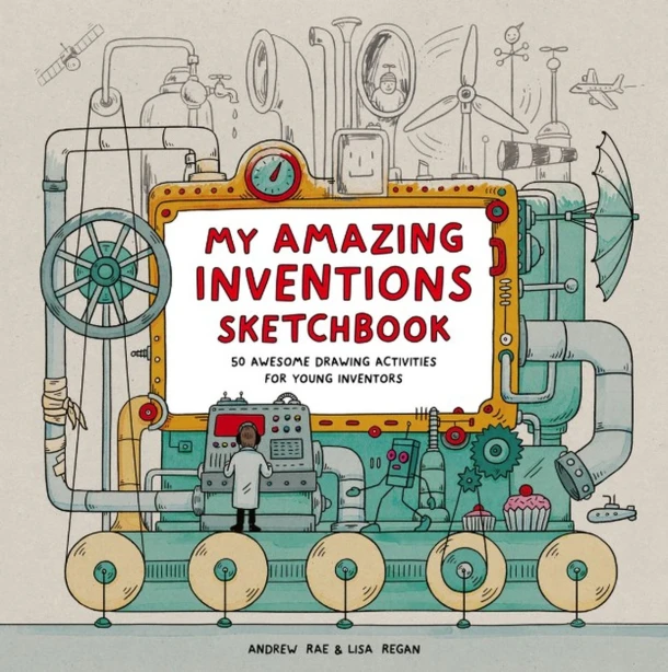 My Amazing Inventions Sketchbook – Lisa Regan – boek cover