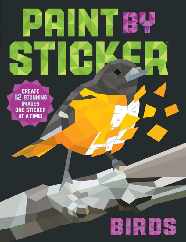 Paint by Sticker: Birds – Workman Publishing – boek cover
